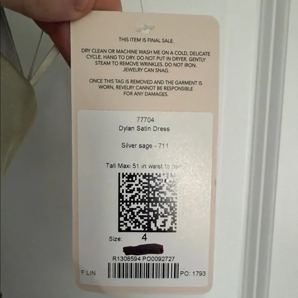 Revelry Sage Green Maxi Dress - Picture 2 of 2